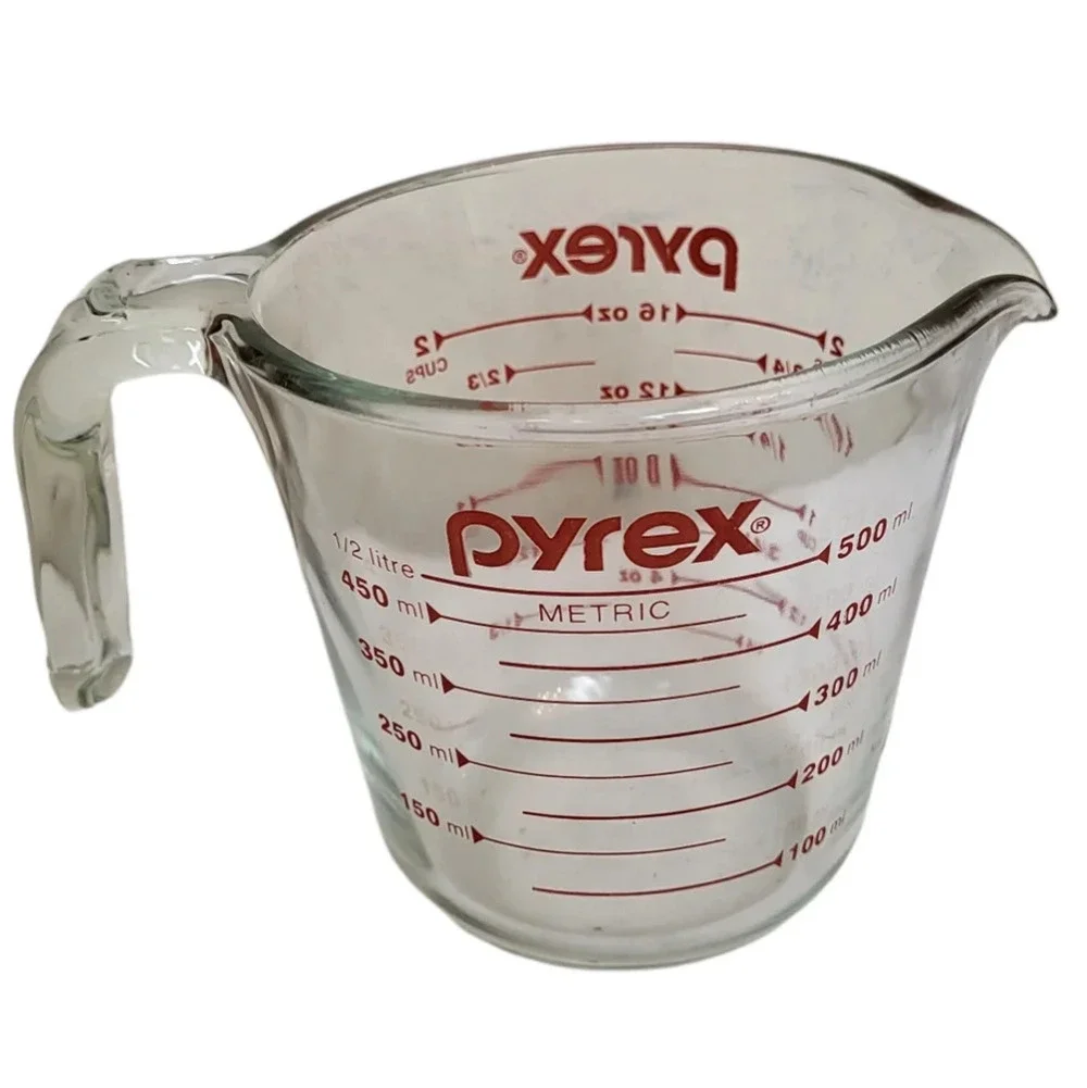 Pyrex pint measuring